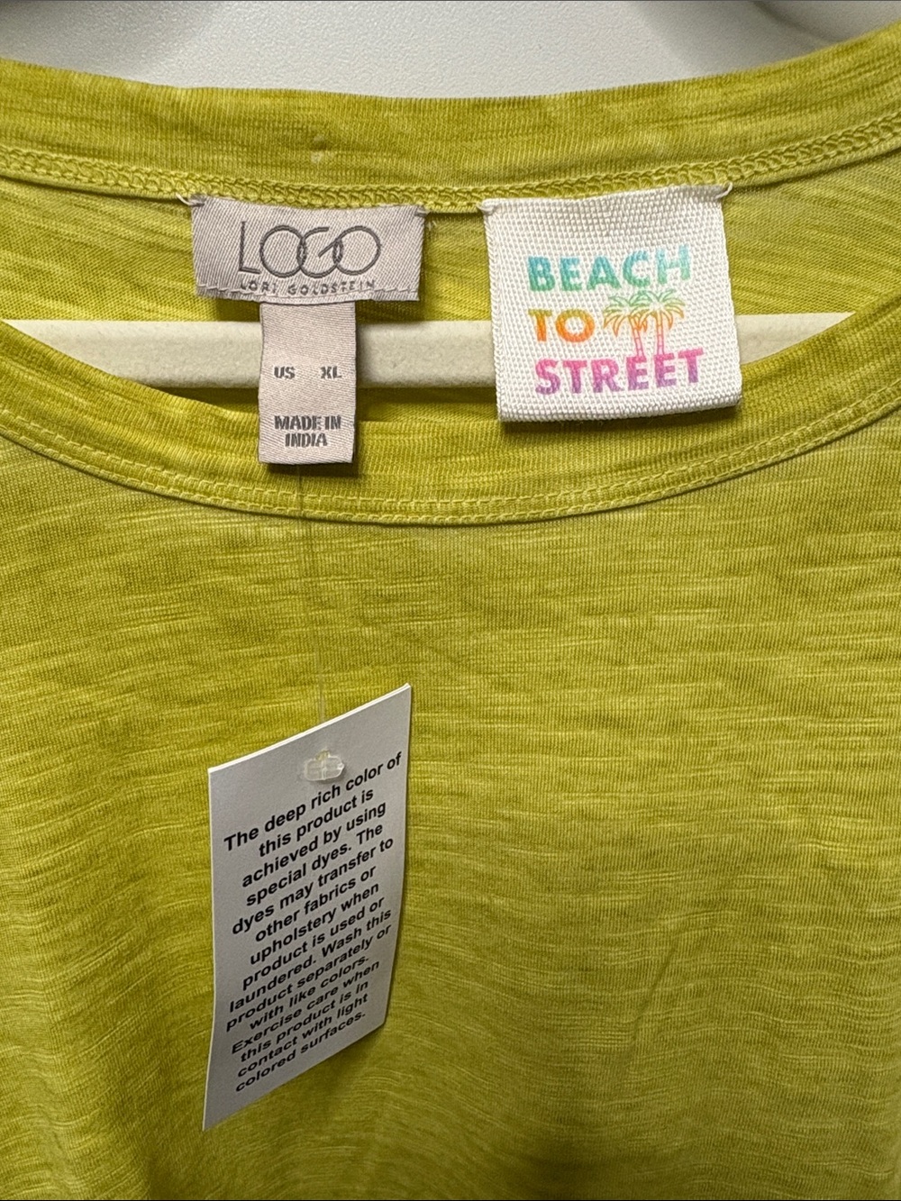 LOGO by Lori Goldstein Short Sleeve Ruffle-Hem Top with pockets - Picture 3 of 7